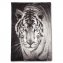 Couverture d'intérieur à motif de tigre photoréaliste - 2