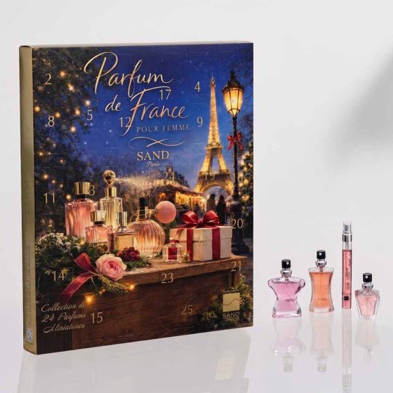 Calendrier de l'Avent d'eaux de parfum, pour femmes 