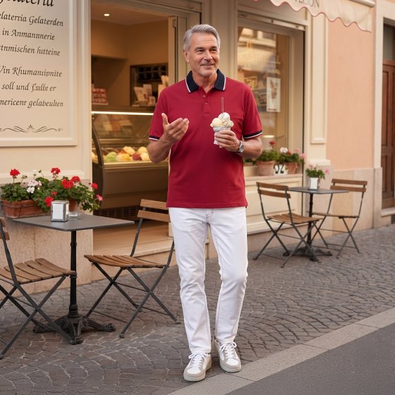Heren poloshirt XXL (120/124) | Rood