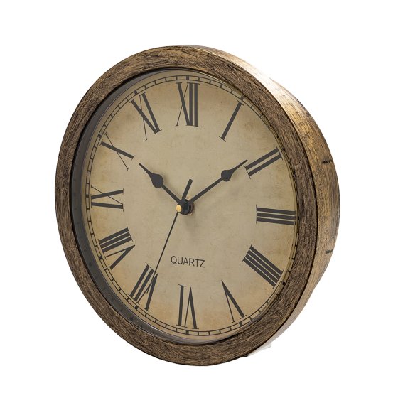 Élégante horloge murale avec compartiment secret 