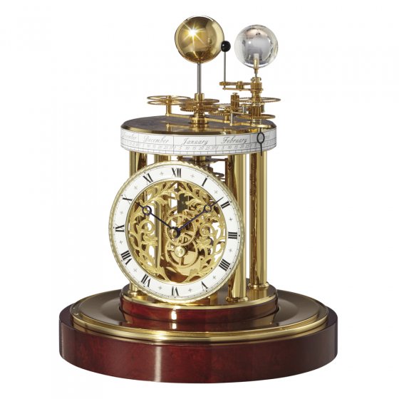 Astrolabium messing/mahonie 