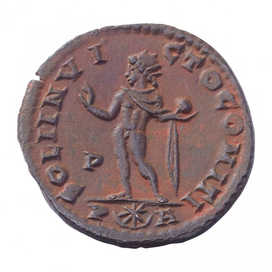 Antieke bronzen munt 'Konstantin I.' 