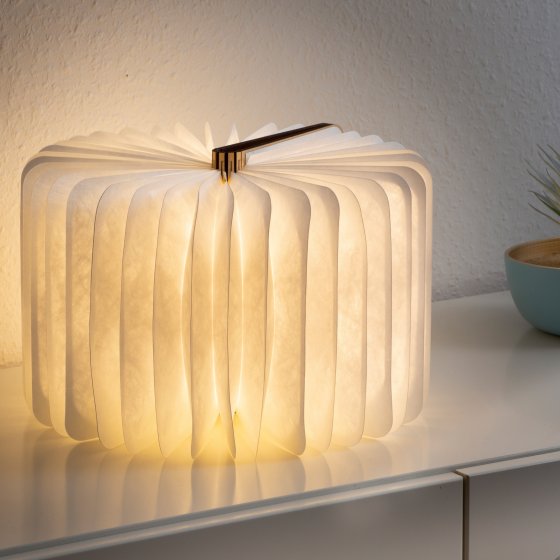 Lampe LED pliante en forme de livre 