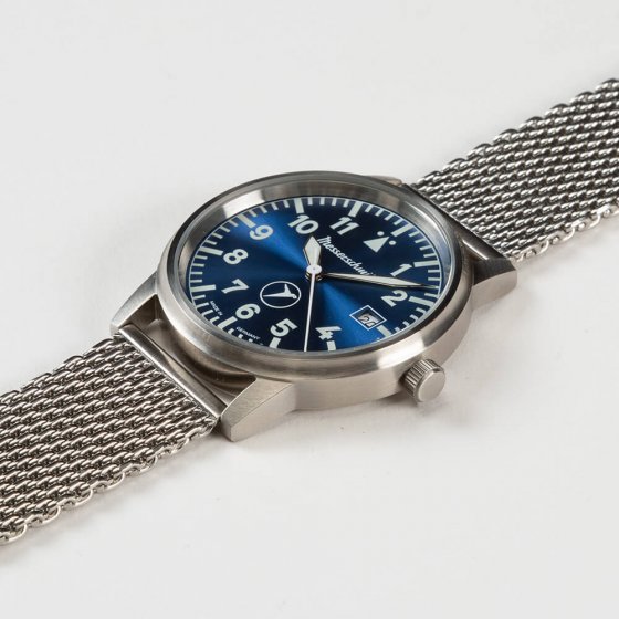 Herenhorloge 'Blue Messerschmitt' 