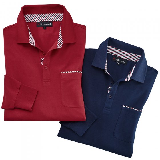 Poloshirt met lange mouwen 