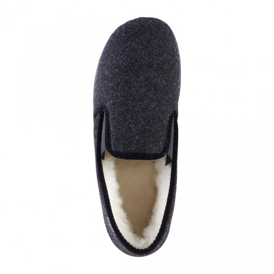 Chaussons en laine d’agneau 46 | Gris foncé