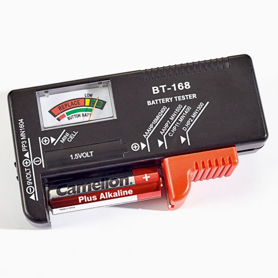 Batterijtas met tester 