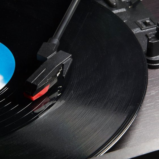 Retro stereo-installatie met opnamefunctie 