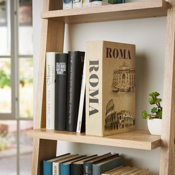 Boekcassette met cilinderslot "Rome" 