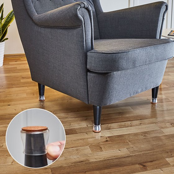 Embouts flexibles pour meubles Lot de 8