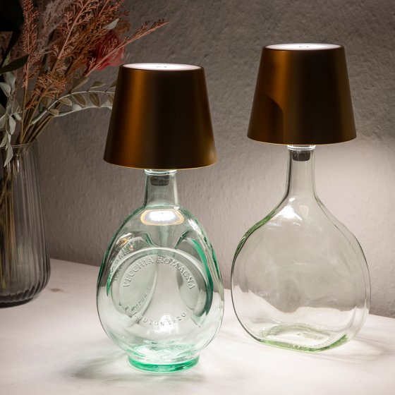 La lampe-bouteille créative 