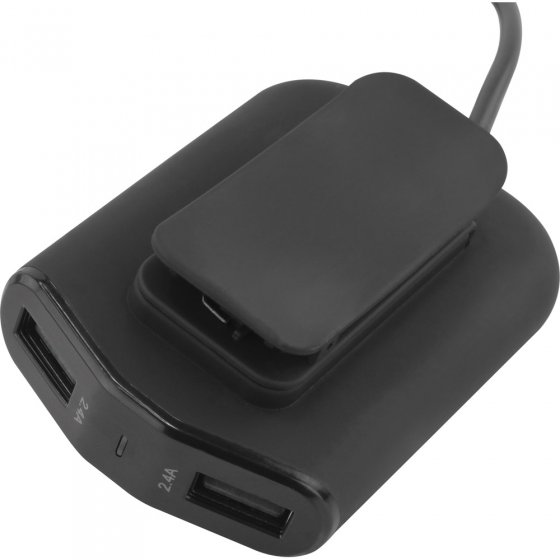 Dubbele usb-adapter voor in de auto 