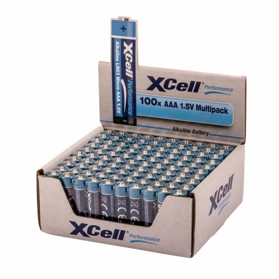 Paquet de 100 piles AAA 