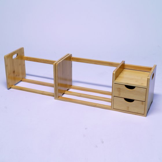 Étagère extensible en bambou 