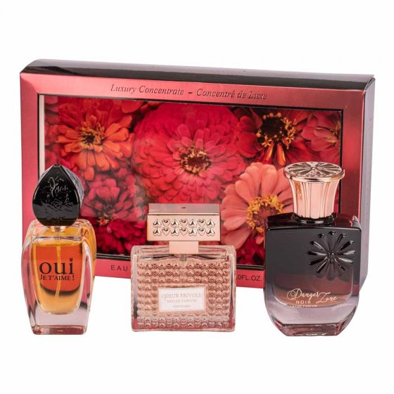 Eau de parfum Luxury in een set van 3 