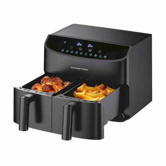 Friteuse à air chaud à double panier 