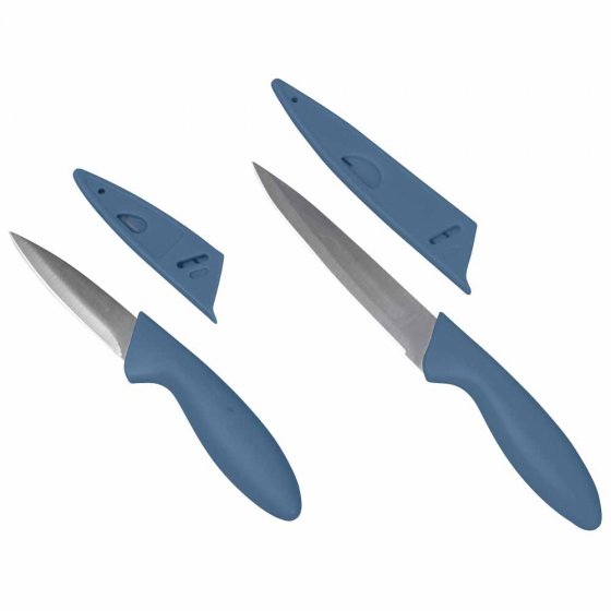 Fruit- en groentemessen, set van 2 