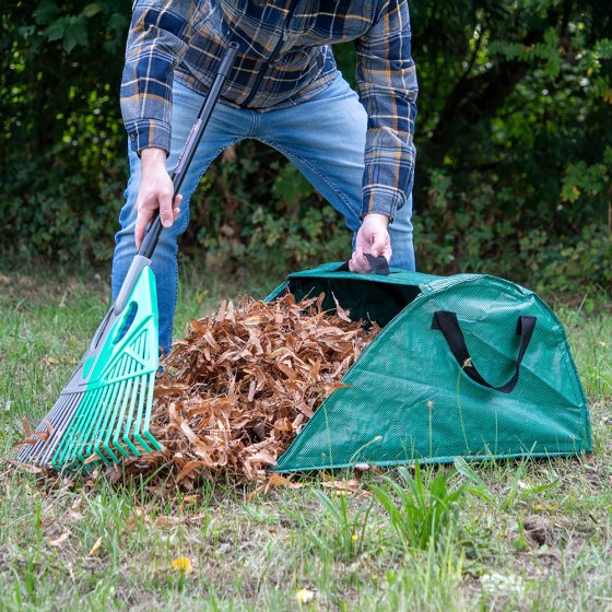 Bladverzamelaar met veegfunctie 