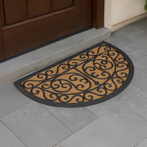 Halfronde deurmat 