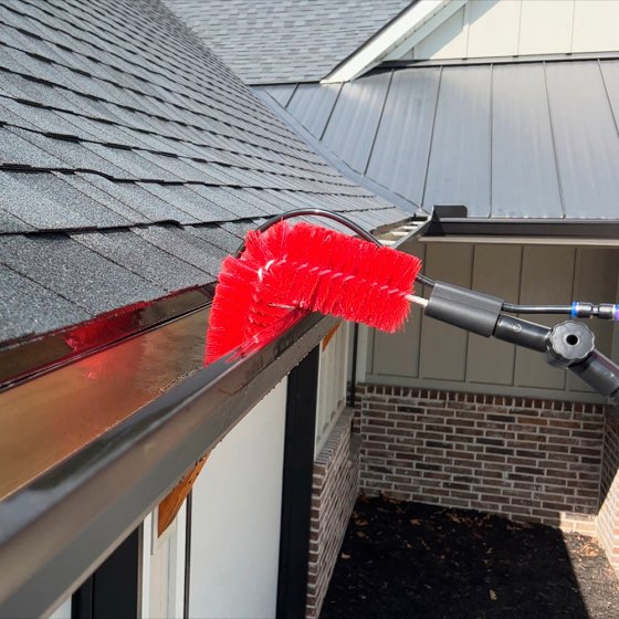 Extra dakgootborstel 