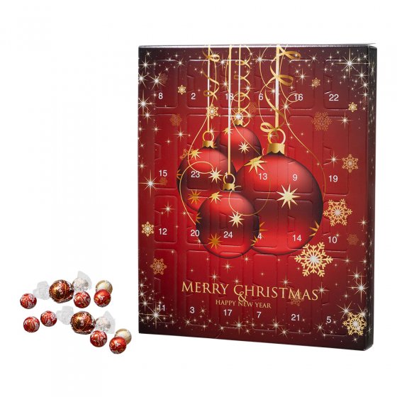 Calendrier de l'Avent avec chocolats Lindt 