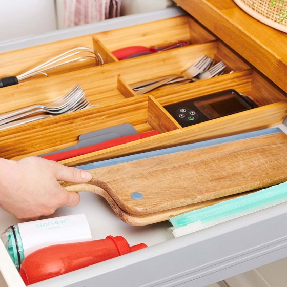 Opvouwbare houten snijplank 