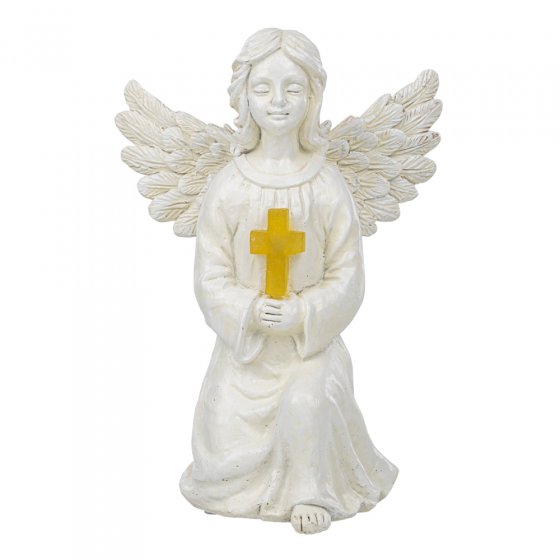 Ange solaire avec croix lumineuse 