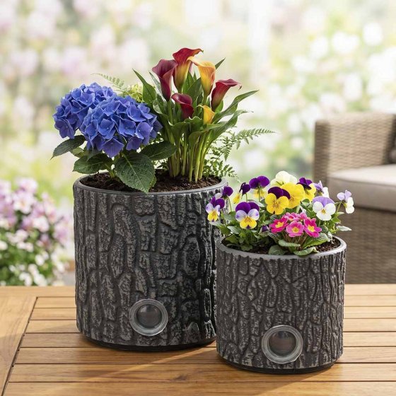 Zelfwaterende plantenpotten 