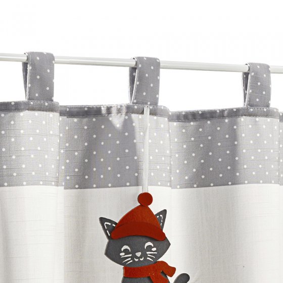 Bistrogordijn Winterkatjes 