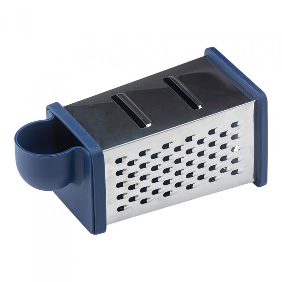 Râpe 4 en 1 avec bac de récupération 