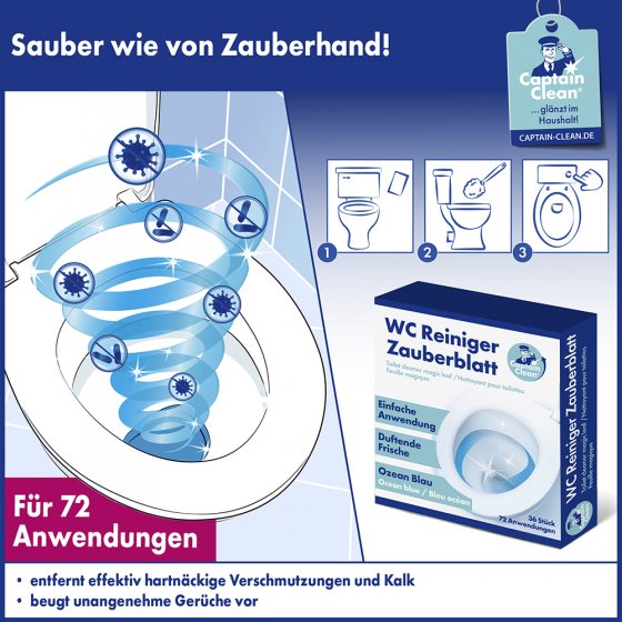 Nettoyant WC  en feuille magique 