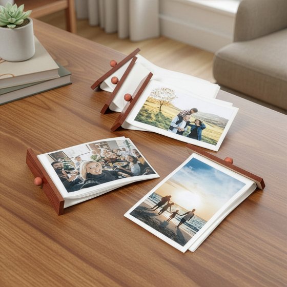 Boîte photo 360° en bois 