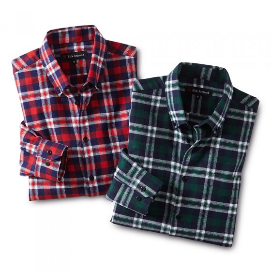 Chemise en flanelle de coton 