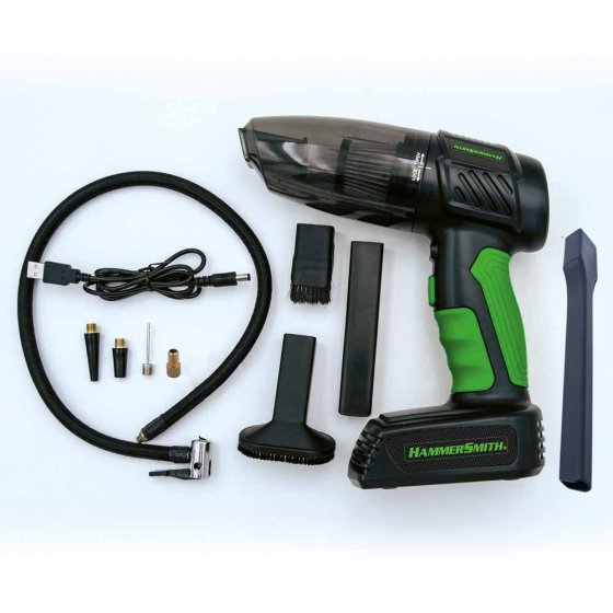 2-in-1 accustofzuiger & compressor 