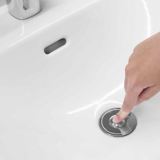 Bouchon universel 2 en 1 pour lavabo 