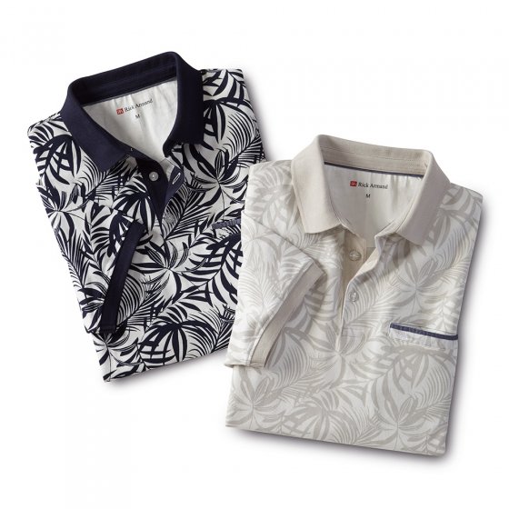 Polo avec motif imprimé moderne 