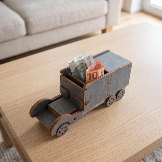 Puzzel-cadeautruck „Levering“ 