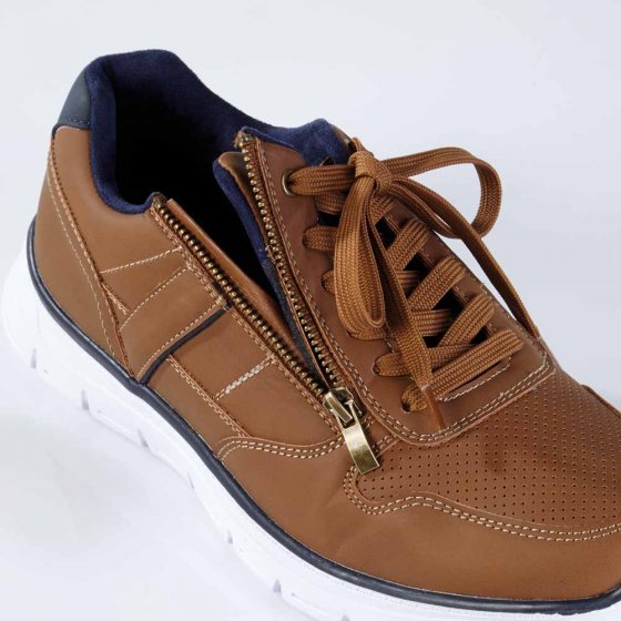 Veterschoenen met ritssluiting 40 | Camel