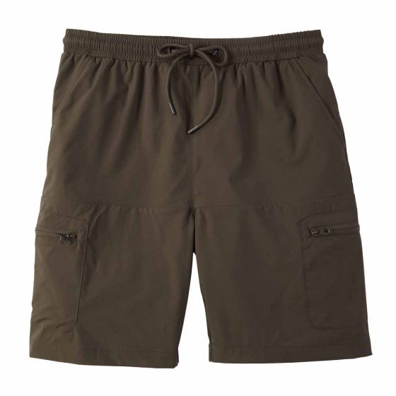 Vrijetijdsbermuda in cargostijl als set 3XL (64/66) | Beige#Donkergroen