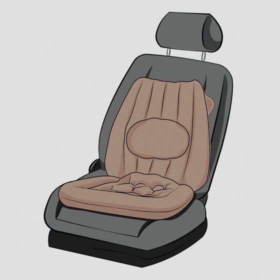 Coussin gonflable Beige