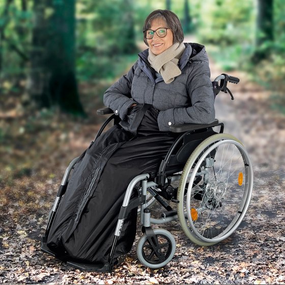 Sac chauffant pour fauteuil roulant 