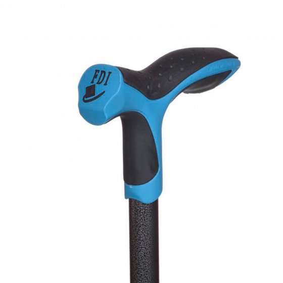 Wandelstok Soft Step, blauw 