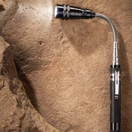 Uw cadeau: telescopische zaklamp 