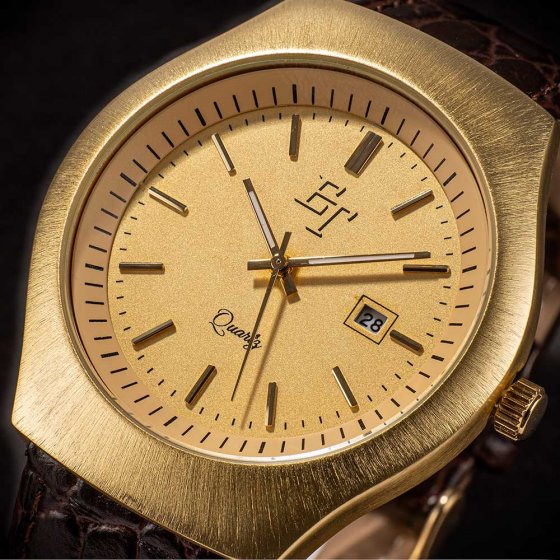 Votre cadeau : la montre « Gold » 