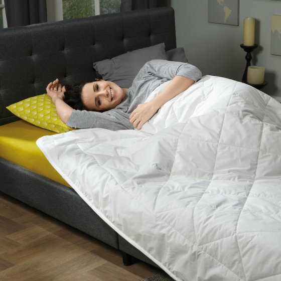 Deken met vulling van kameelhaar, 135 x 200 cm 