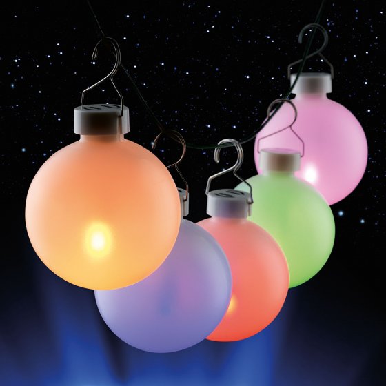 LED outdoor party ballen Set van 5 