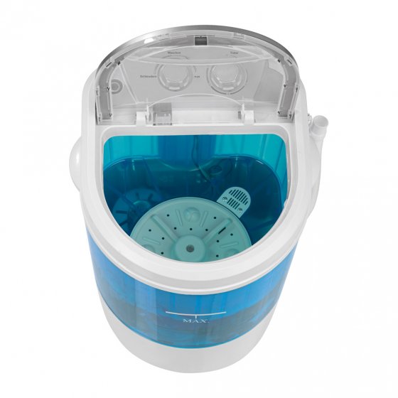 Mini-wasmachine met centrifuge 
