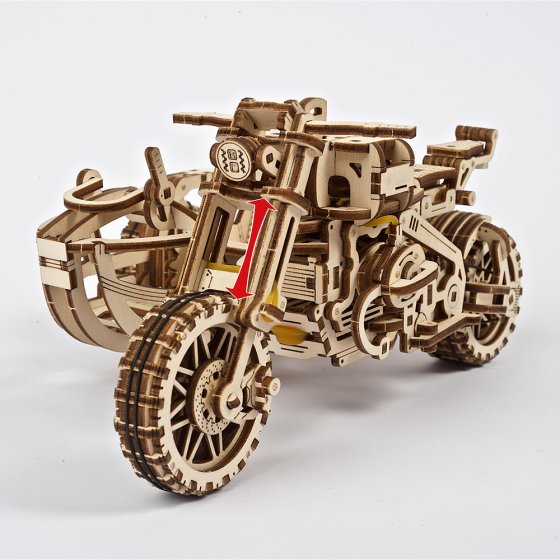 Maquette de MOTO à assembler , Moto cross 33 cm x 19 cm , grande moto à  monter