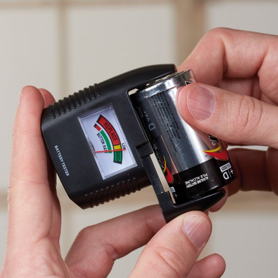 Coffret à piles XXL avec testeur 