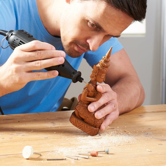 Draaigereedschap met schacht 